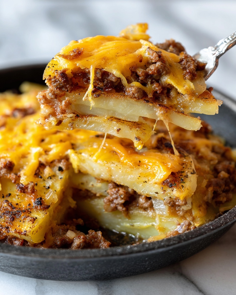 The Best Hobo Casserole Ground Beef Recipe - Recipe Image