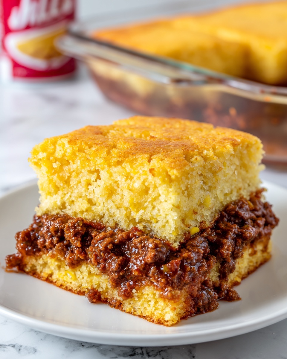 Sloppy Joe Cornbread Casserole Recipe - Recipe Image