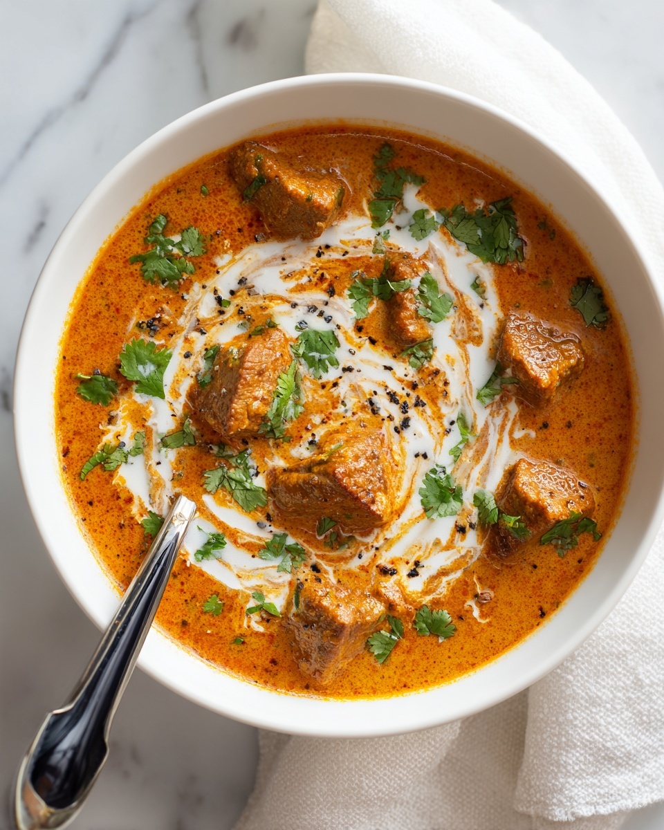 Creamy Butter Chicken with Spiced Tomato Sauce Recipe - Recipe Image