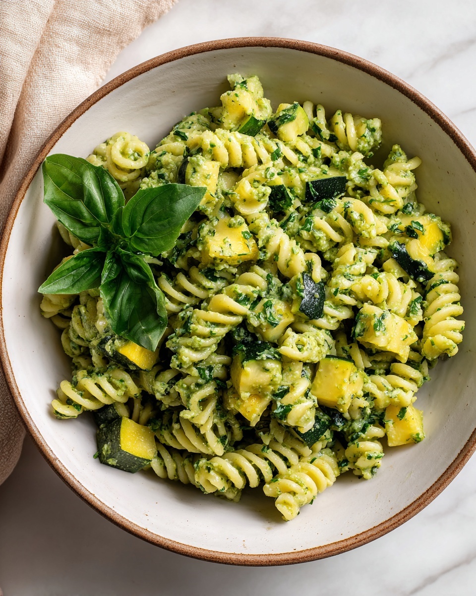 Creamy Avocado Green Goddess Pasta Recipe - Recipe Image