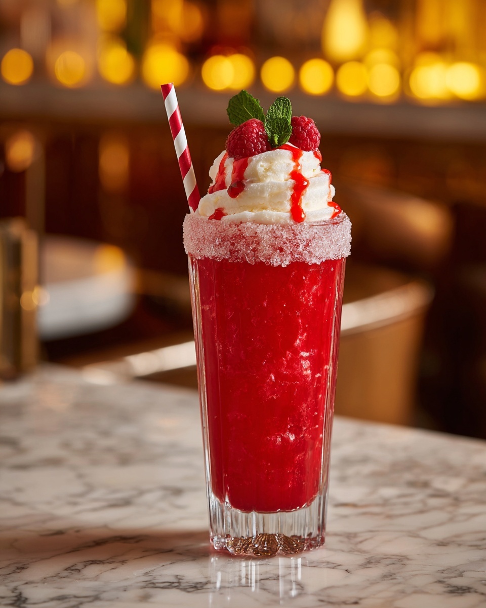 Santa’s Hat Shirley Temple Recipe - Recipe Image