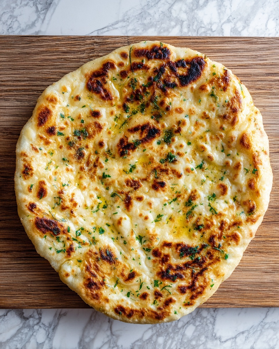 Authentic Artisan Garlic Naan Recipe - Recipe Image