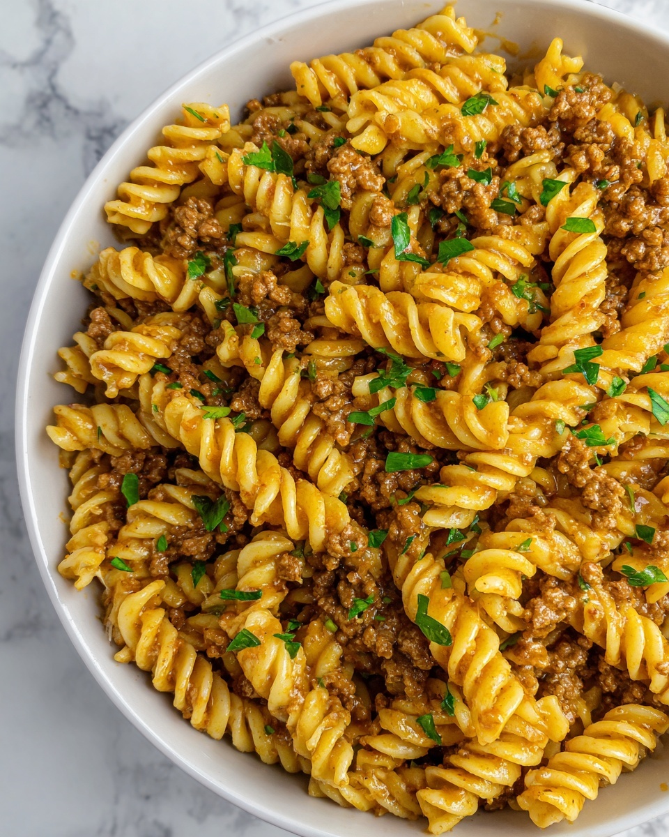Quick Sloppy Joe Pasta Casserole Recipe - Recipe Image