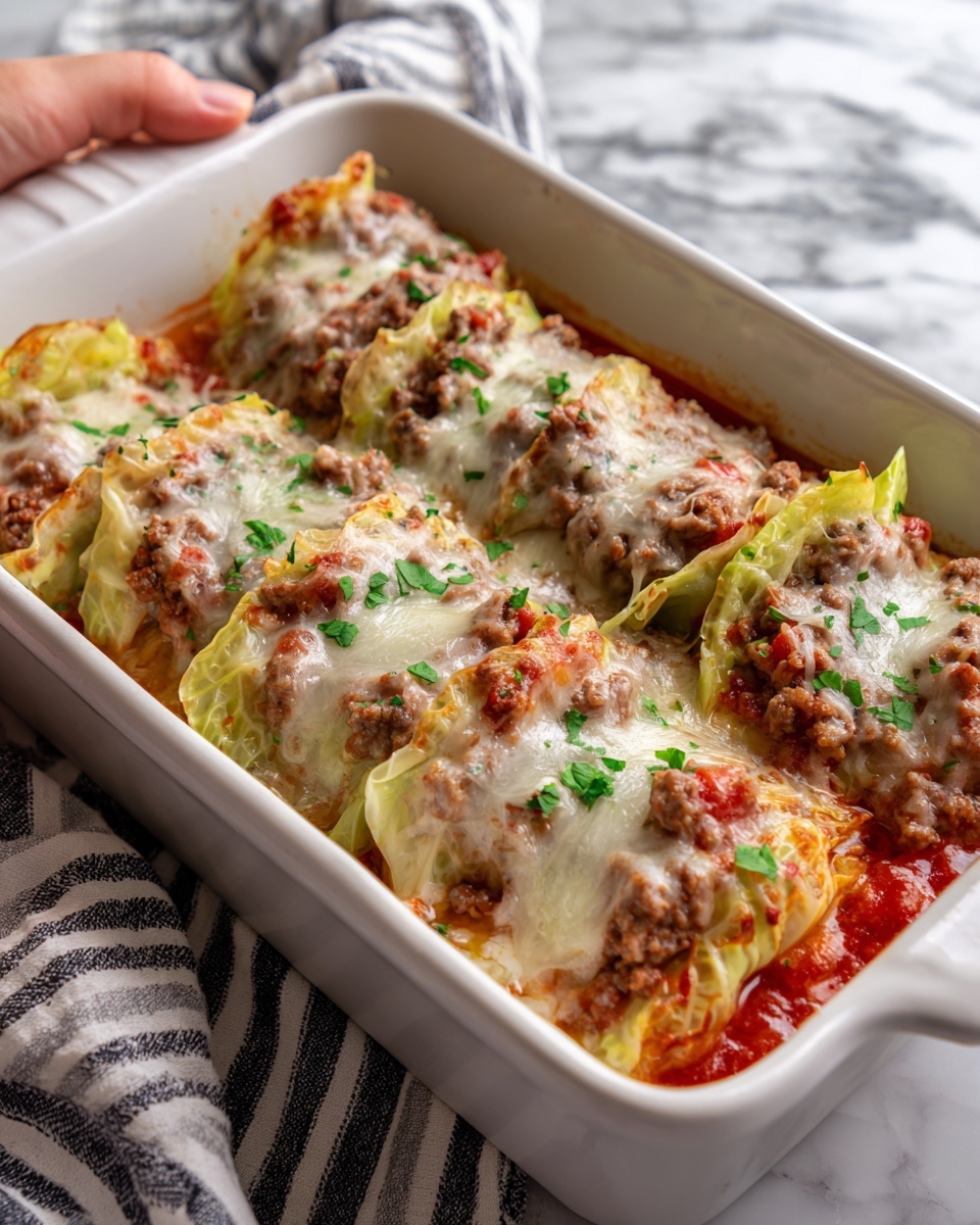 Keto Beef Cabbage Roll Casserole Recipe - Recipe Image