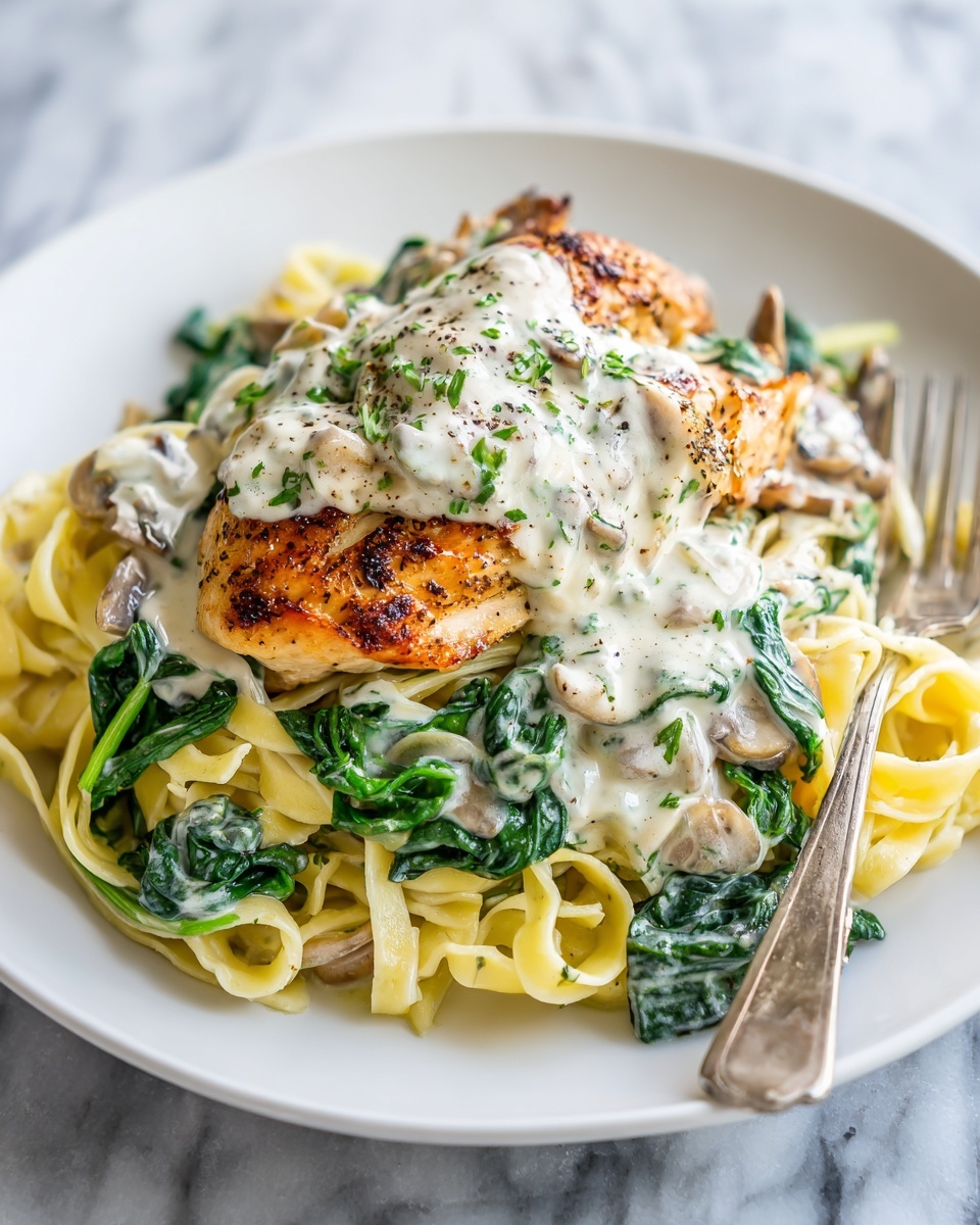 Creamy Chicken Florentine Recipe - Recipe Image