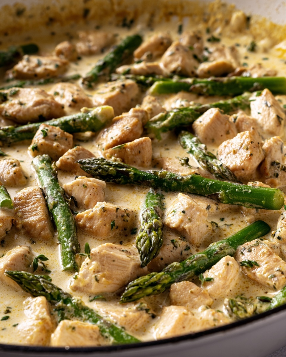 Chicken & Asparagus One Skillet Meal Recipe - Recipe Image