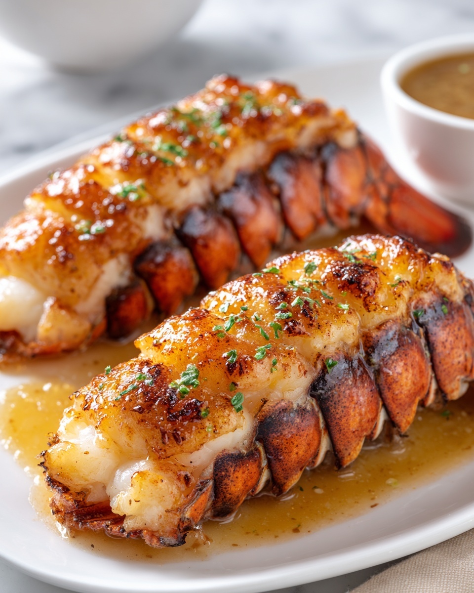 Butter-Basted Broiled Lobster Tails Recipe - Recipe Image