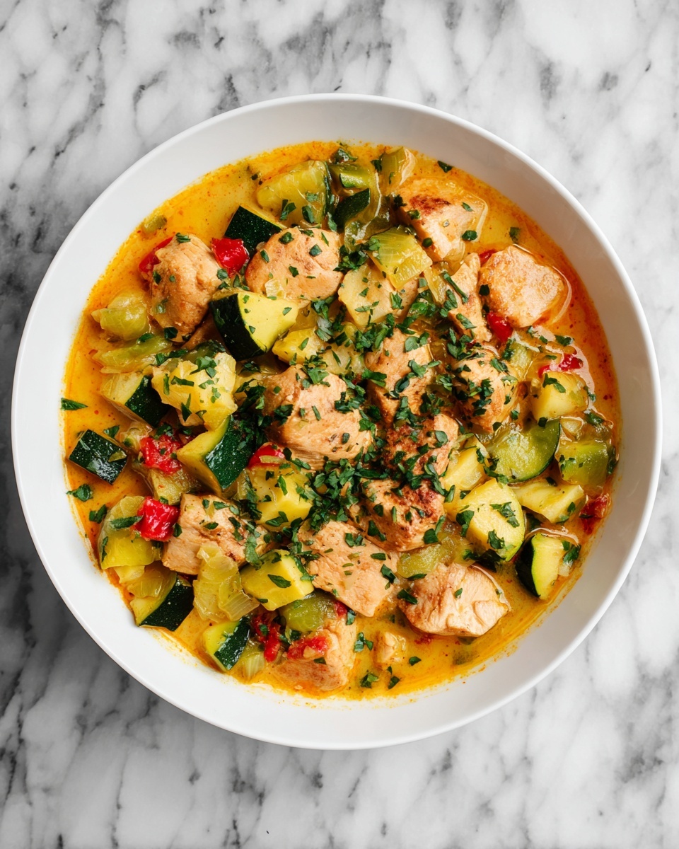 Tex-Mex Chicken and Zucchini Recipe - Recipe Image