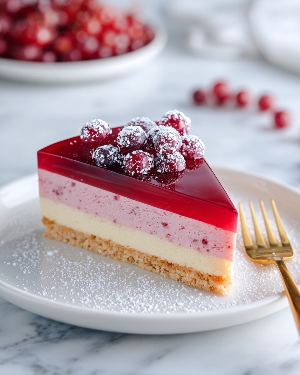 Cranberry Custard Pie Recipe - Recipe Image