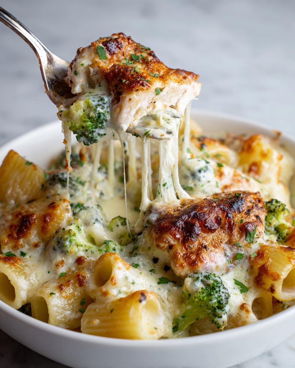 Chicken & Broccoli Alfredo Bake Recipe - Recipe Image