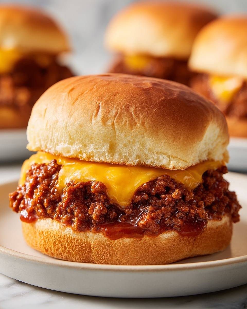 Chopped Cheeseburger Sliders Recipe - Recipe Image