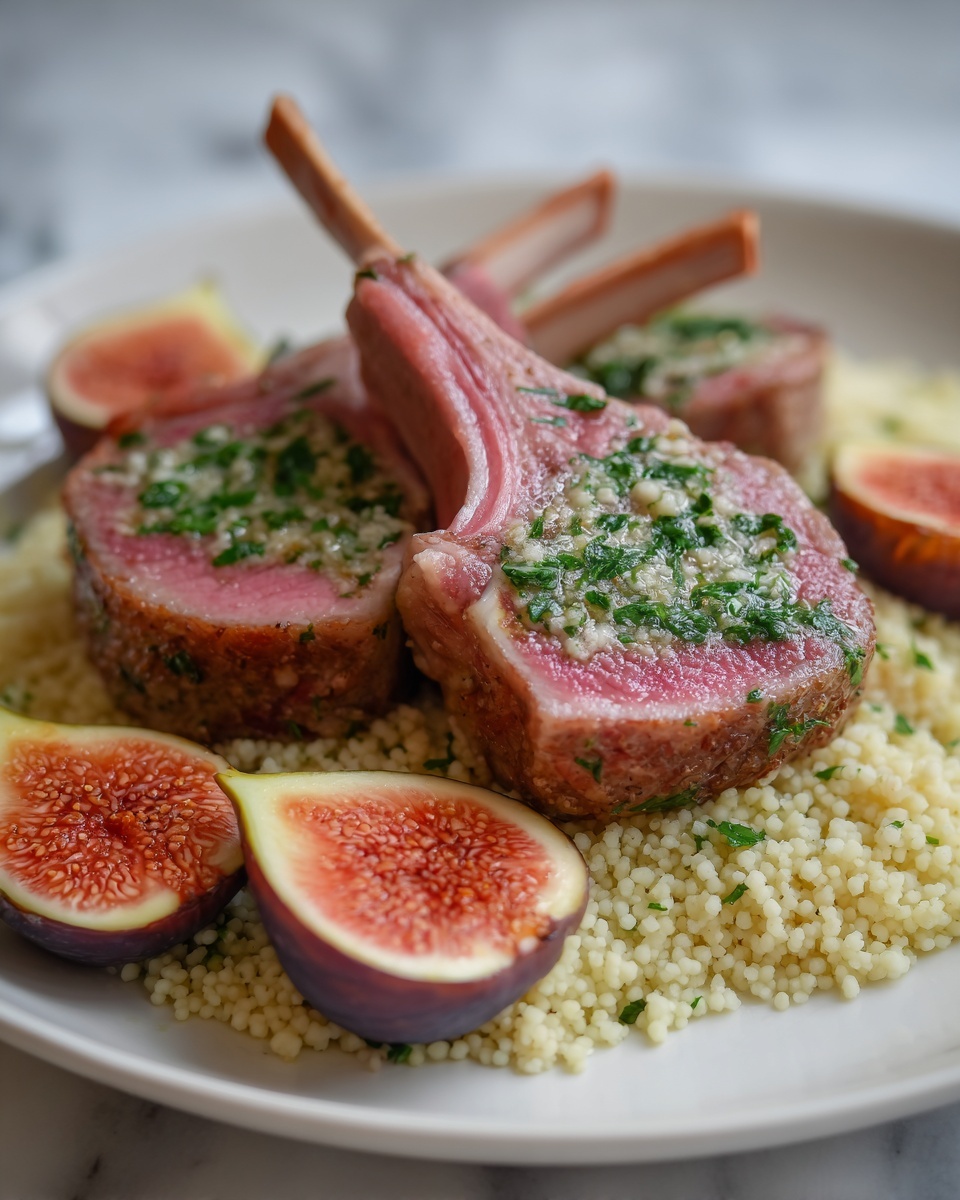 Rack of Lamb with Figs Recipe - Recipe Image