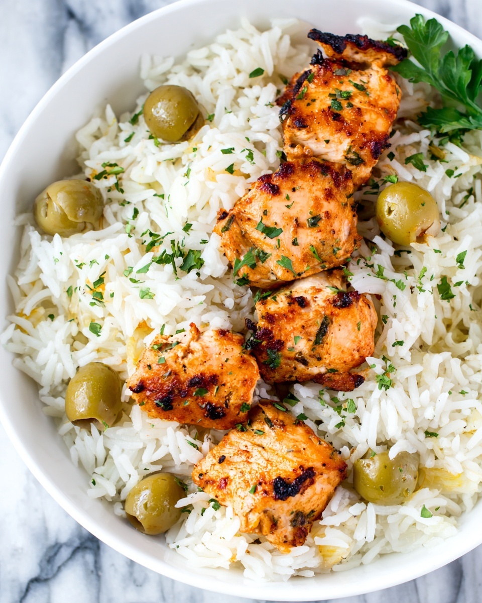 Instant Pot Greek Chicken and Rice Recipe - Recipe Image