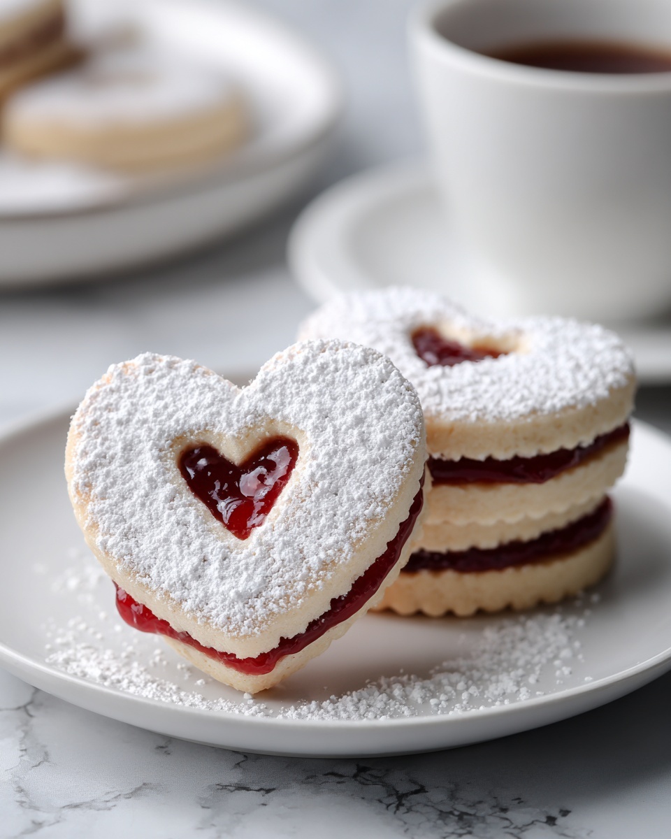 Almond Heart Cookies Recipe - Recipe Image