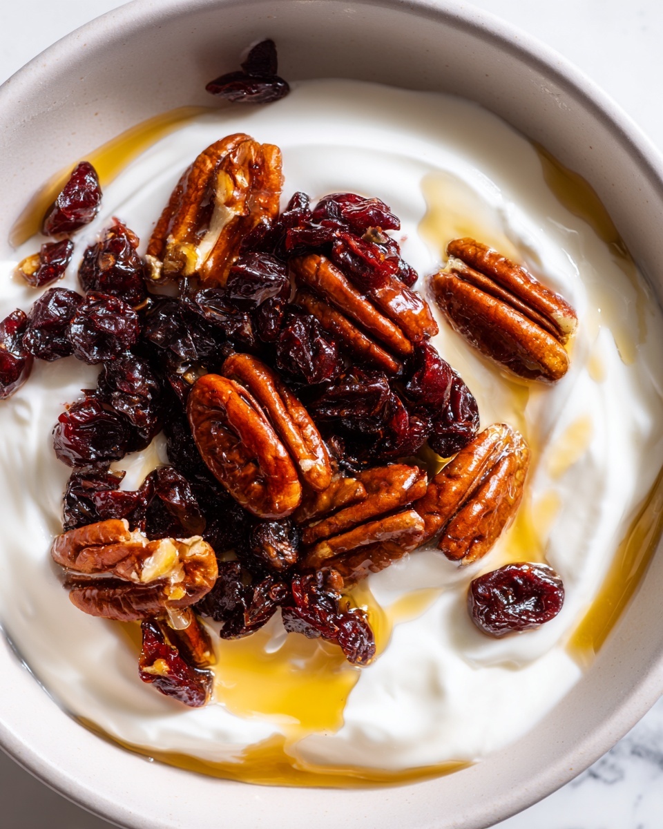Whipped Goat Cheese with Cranberries and Candied Pecans Recipe - Recipe Image