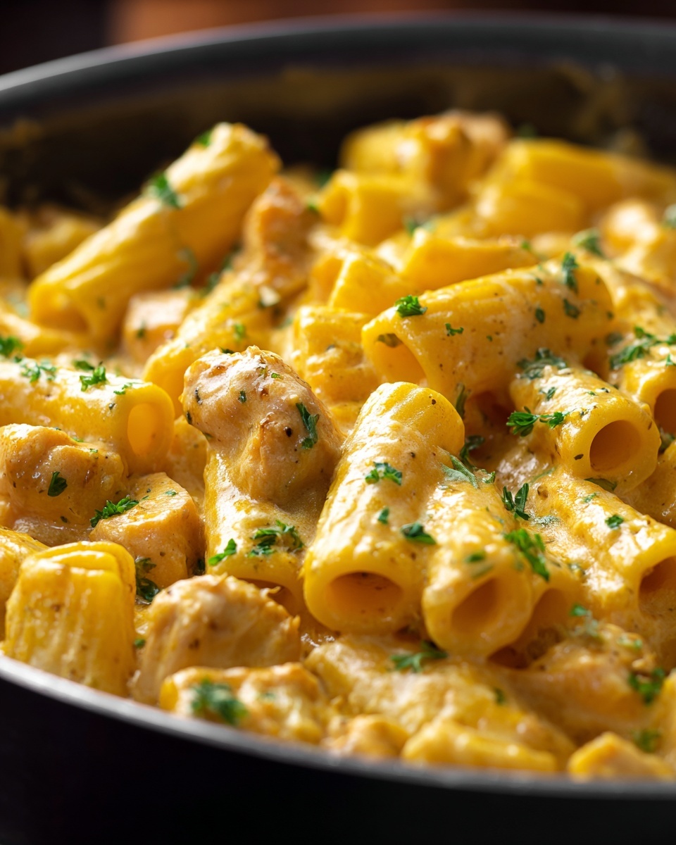 Buffalo Chicken Alfredo Penne Recipe - Recipe Image