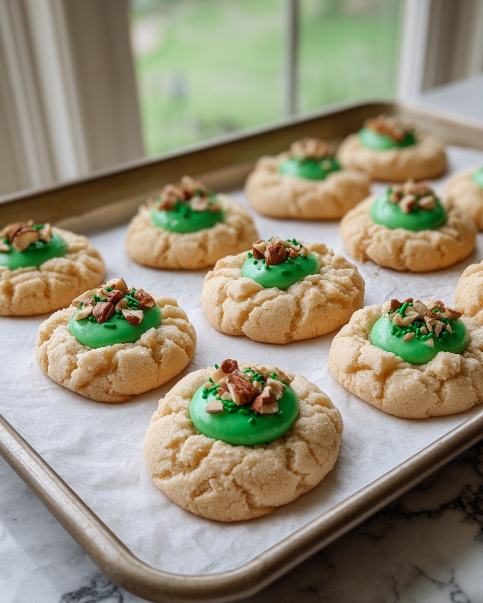 Pistachio Thumbprint Cookies with Raspberry Jam Recipe - Recipe Image