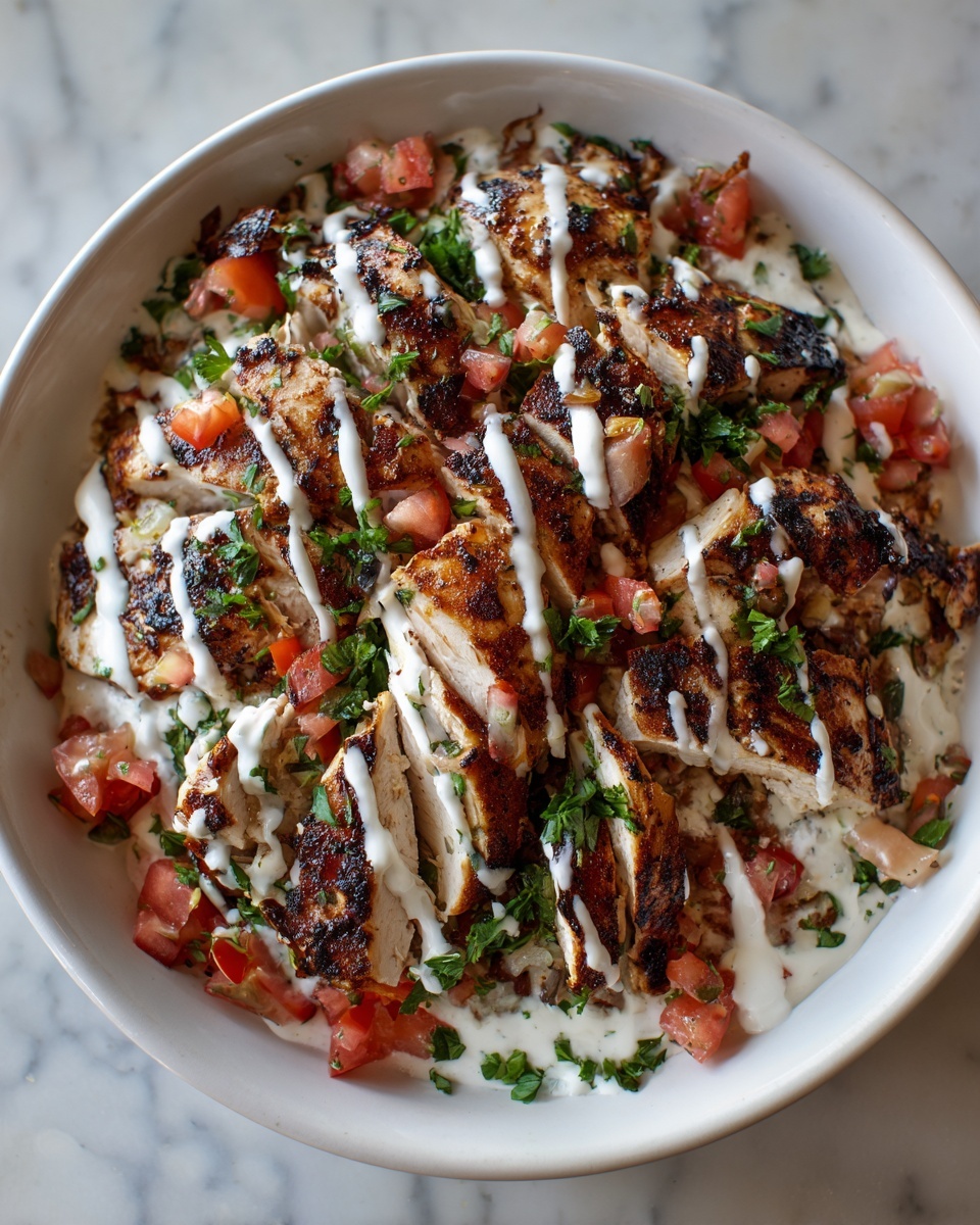 Tandoori Chicken Over Rice Recipe - Recipe Image