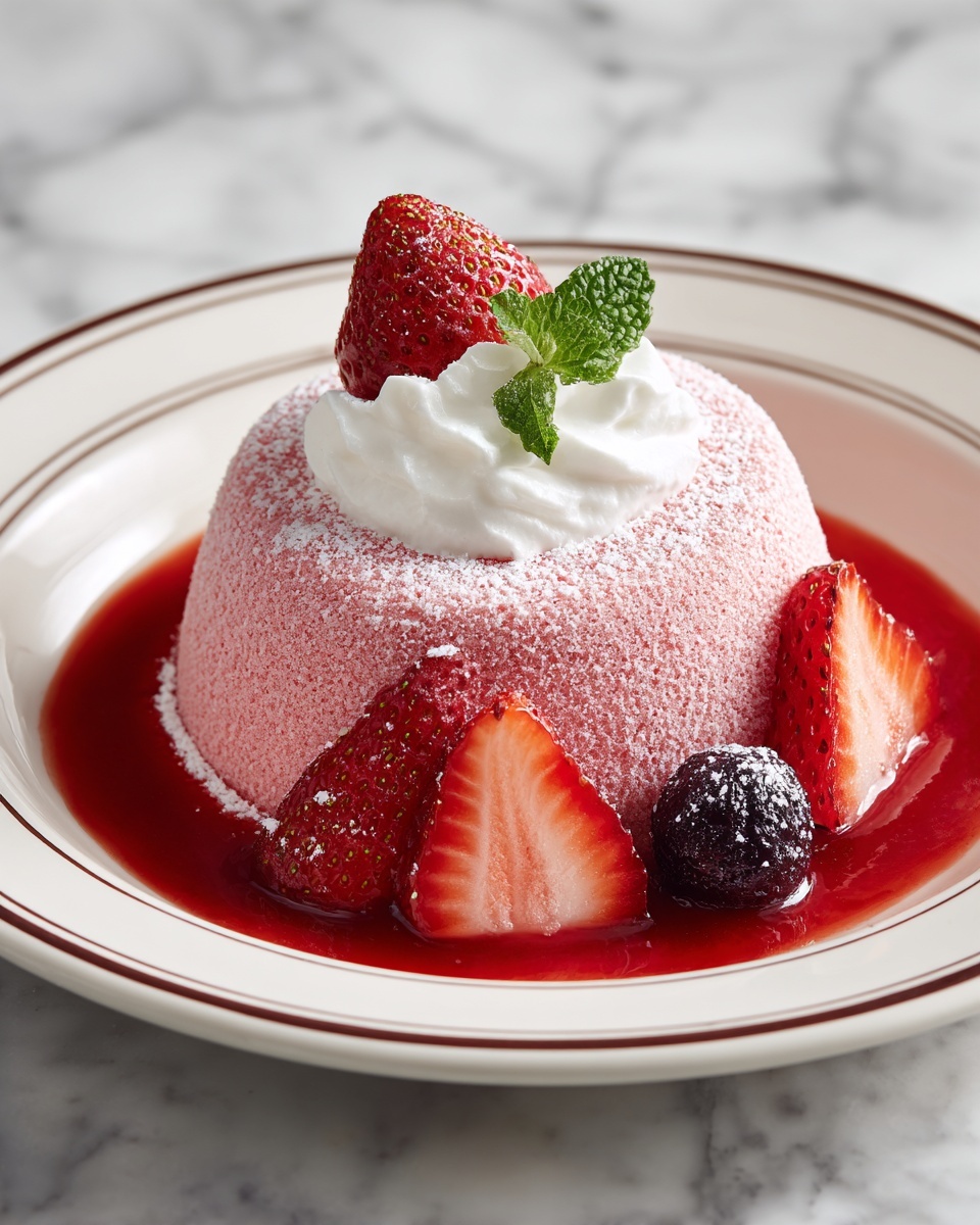 Strawberry Jello Fluff Recipe - Recipe Image