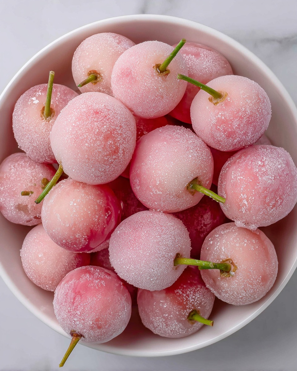 Pink Cotton Candied Grapes Recipe - Recipe Image