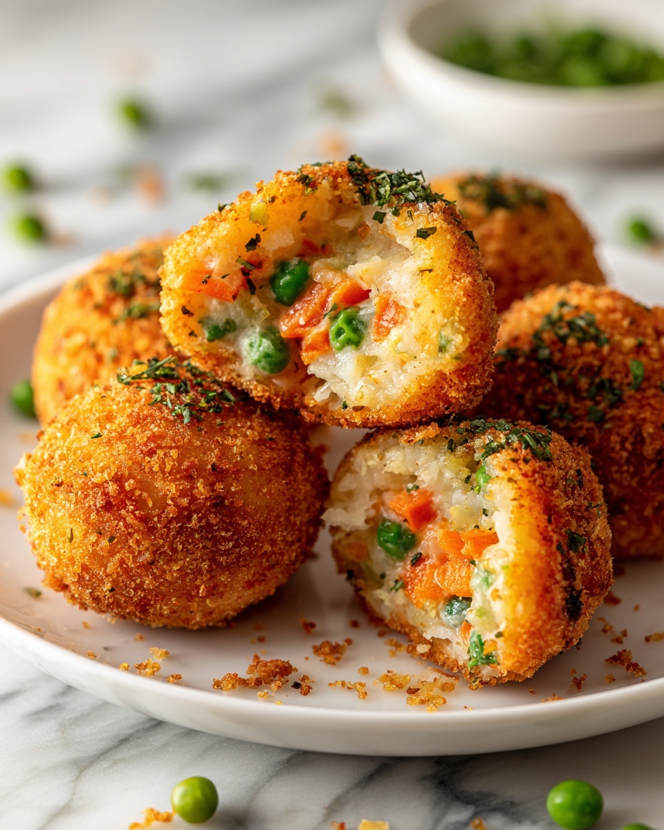 Chicken Pot Pie Croquettes Recipe - Recipe Image