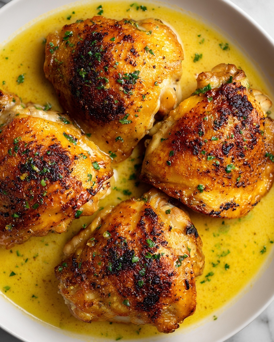Garlic Butter Chicken Thighs Recipe - Recipe Image