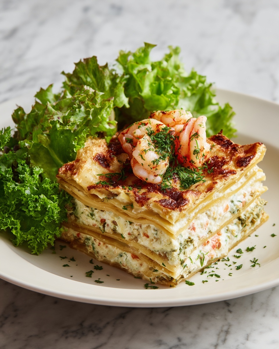 Seafood Lasagna with Shrimp & Crab – The Ultimate Comfort Food Recipe - Recipe Image
