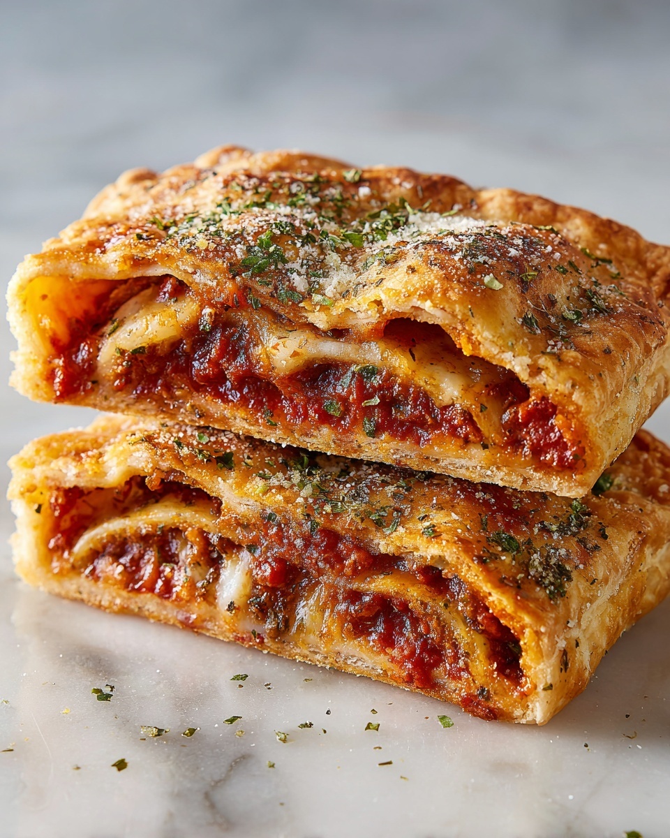 Homemade Pizza Pockets Recipe - Recipe Image