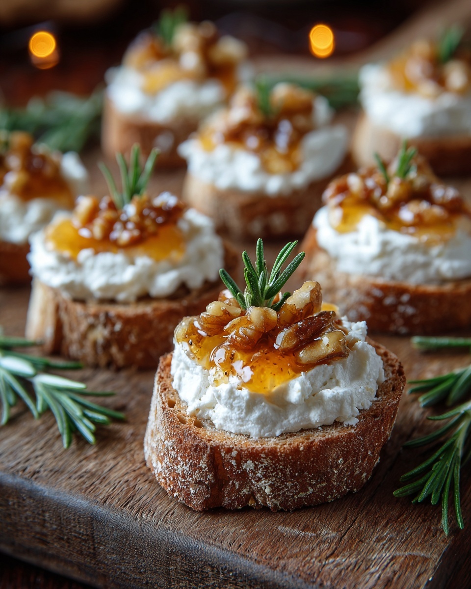 Whipped Feta Crostini with Hot Honey Recipe - Recipe Image