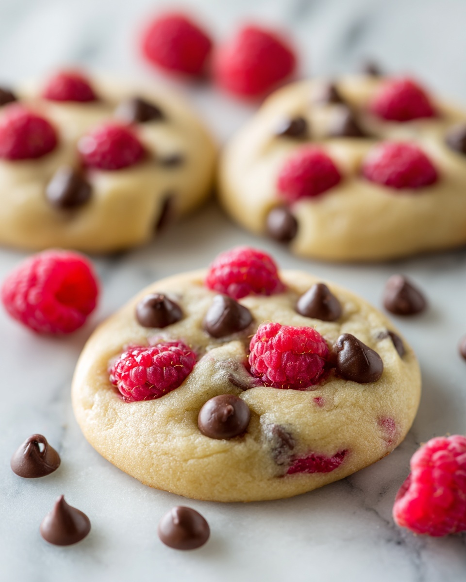 Raspberry Chocolate Chip Cookies Recipe - Recipe Image