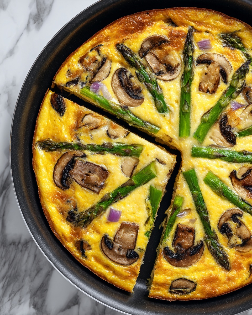 Asparagus-Mushroom Frittata Recipe - Recipe Image
