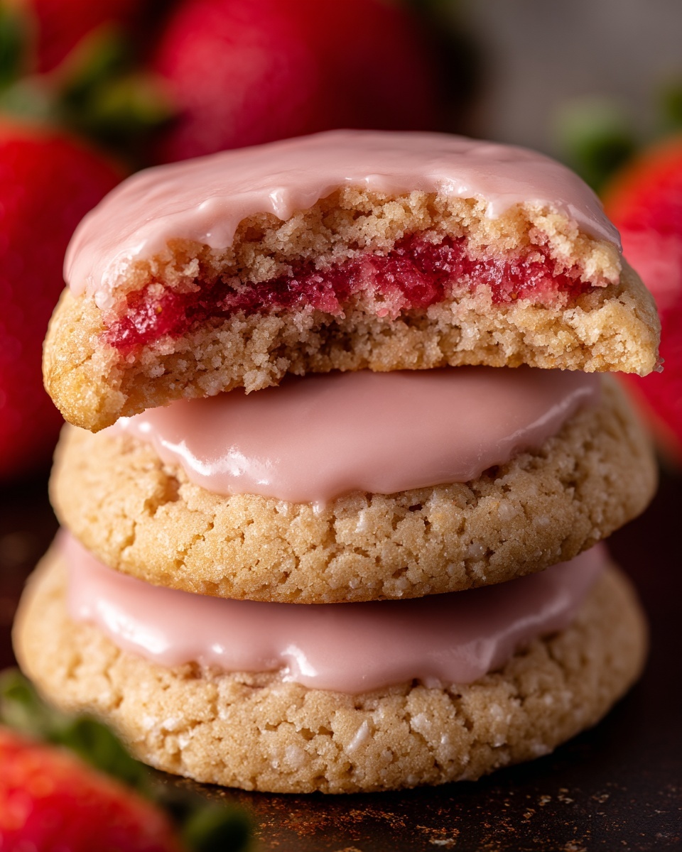 Irresistible Strawberry Cheesecake Cookies Recipe - Recipe Image