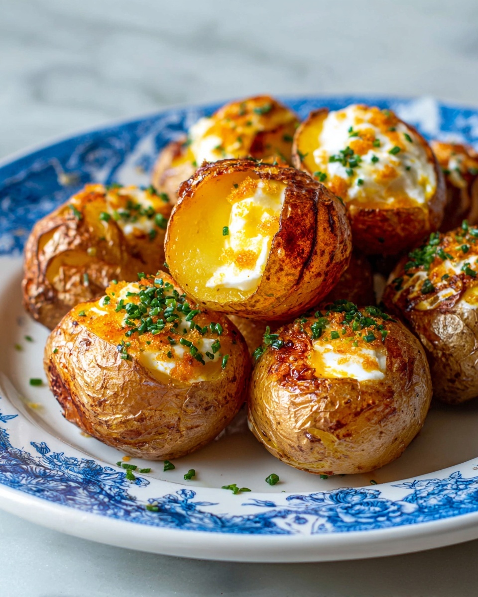 Herb and Garlic Baked Potatoes Recipe - Recipe Image