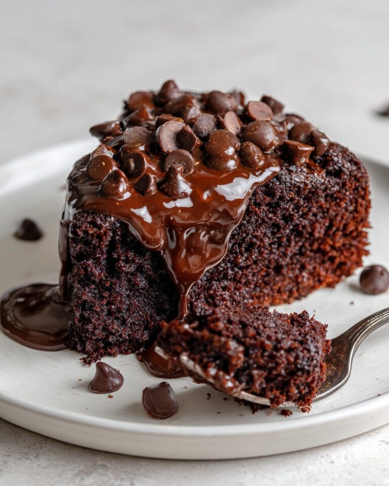 Slow Cooker Double Chocolate Peanut Butter Pudding Cake Recipe
