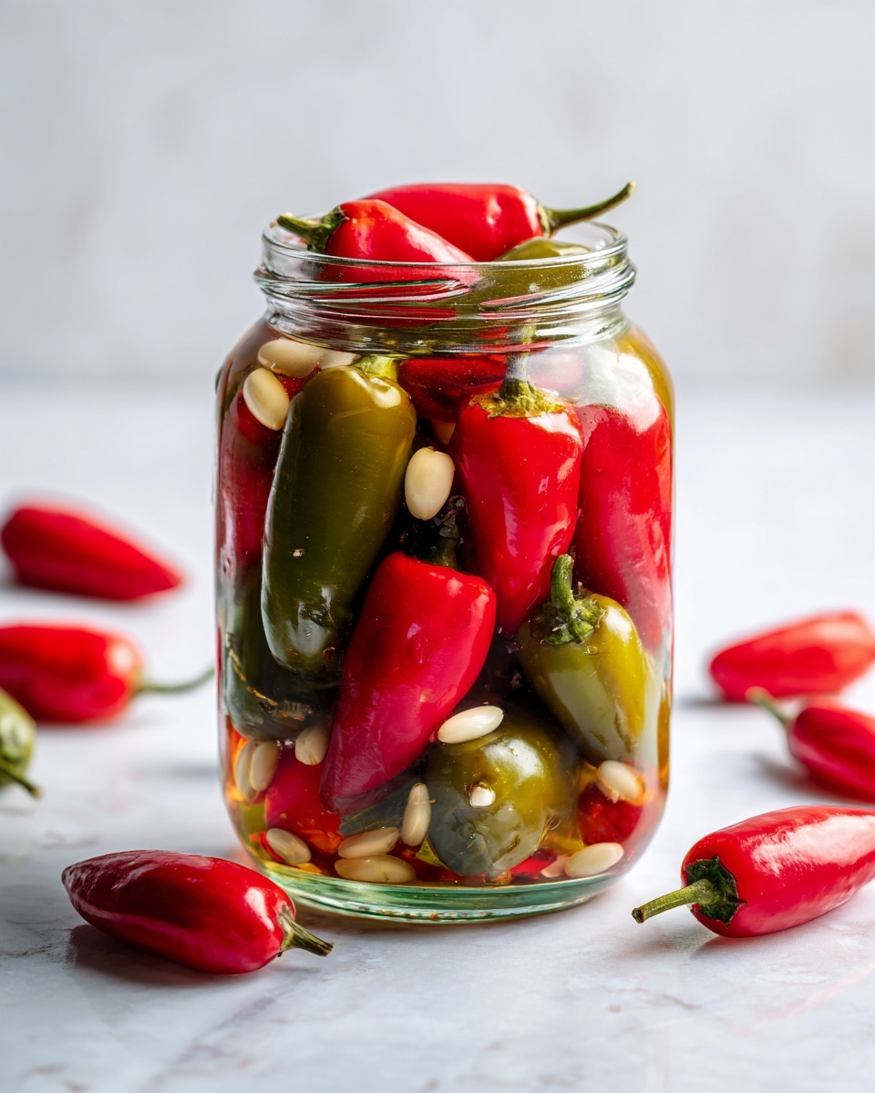 Spicy Pickled Peppers Recipe - Recipe Image