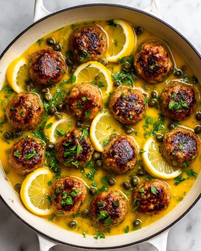 Chicken Piccata Meatballs Recipe
