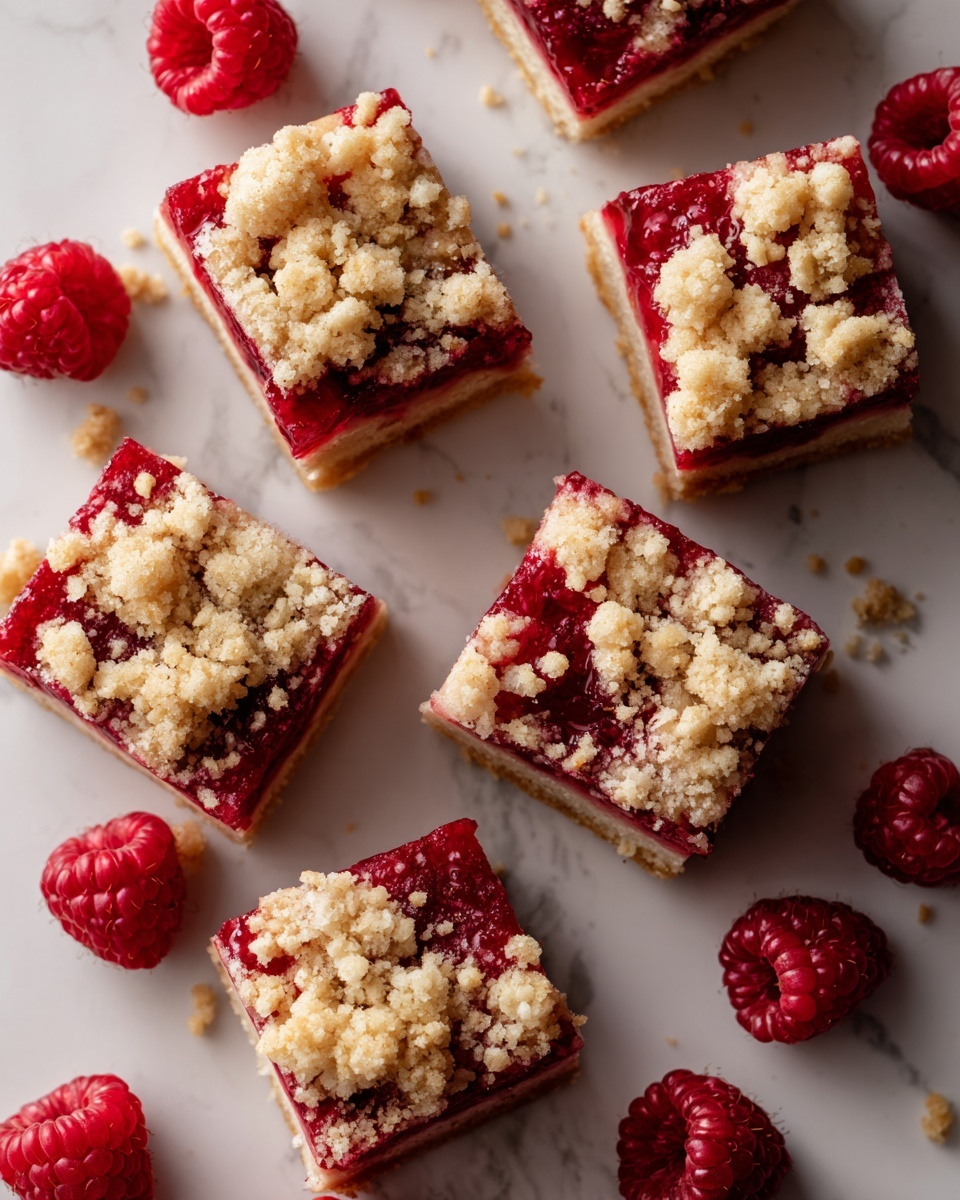 Raspberry Streusel Shortbread Bars Recipe - Recipe Image