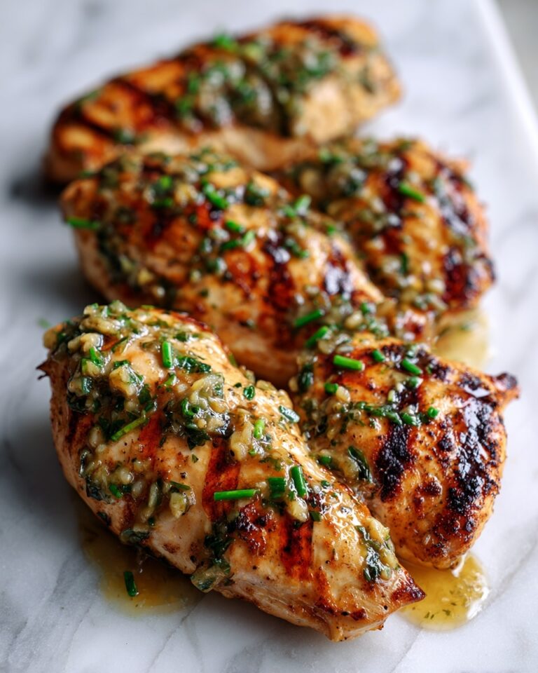 Garlic Chicken with Asiago Gravy Recipe