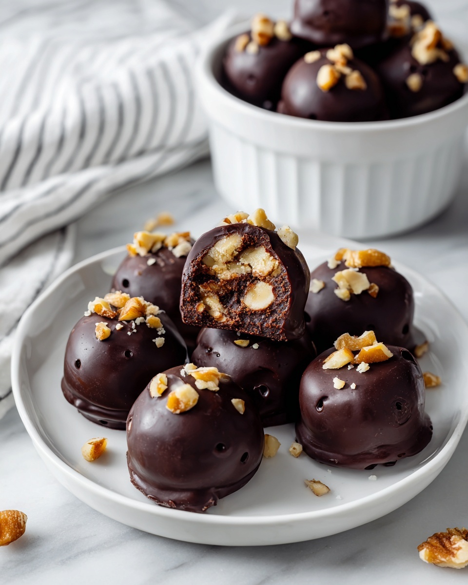 No-Bake Brownie Bites Recipe - Recipe Image