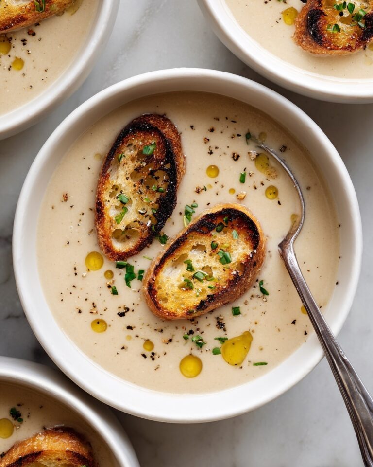 Country French Garlic Soup Recipe