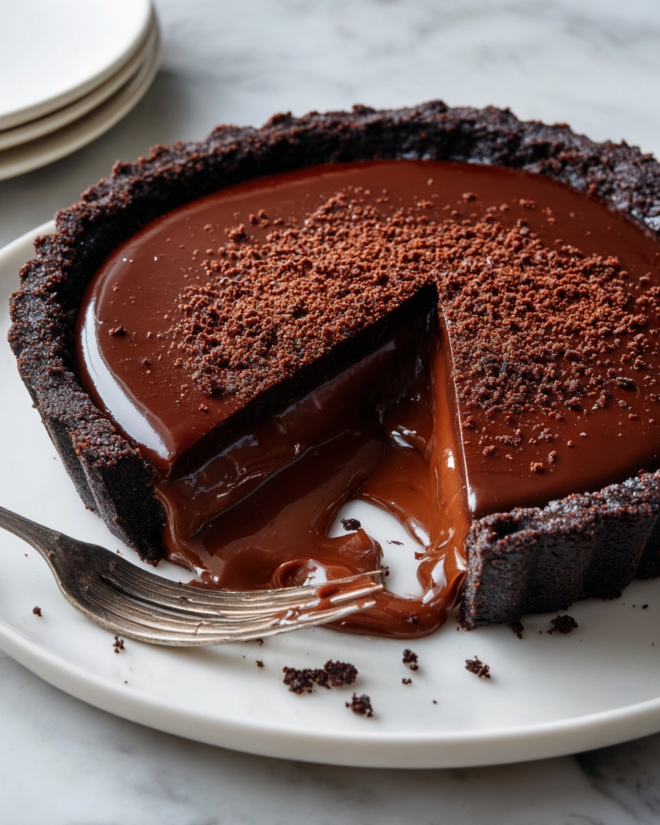 Gooey Brownie Pie Recipe - Recipe Image