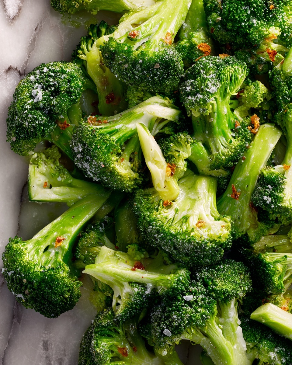 Oven-Roasted Broccoli with Parmesan, Lemon, and Red Pepper Flakes Recipe - Recipe Image