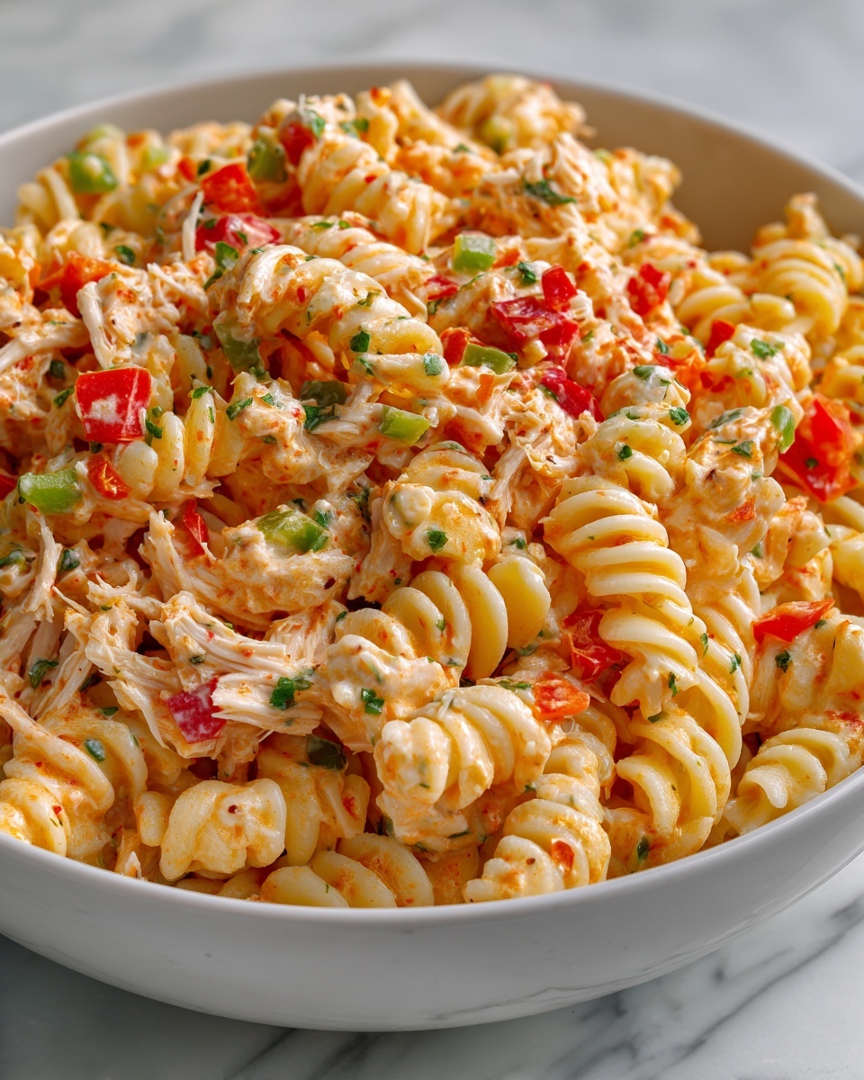 Buffalo Chicken Pasta Salad Recipe - Recipe Image