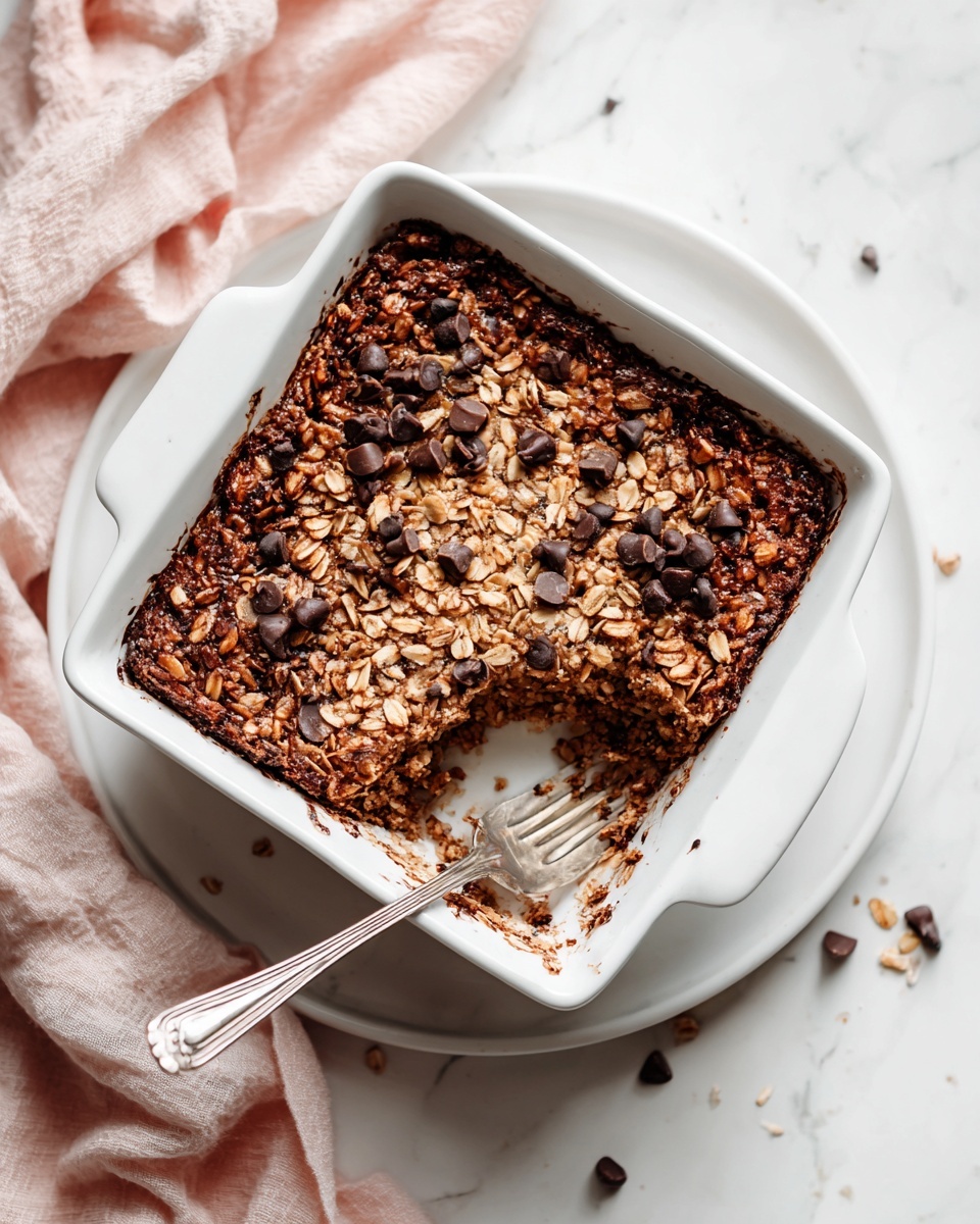 Cinnamon Roll Protein Baked Oats Without Protein Powder Recipe - Recipe Image