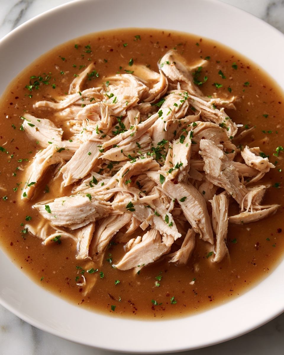Shredded Chicken Gravy on Mashed Potatoes Recipe - Recipe Image