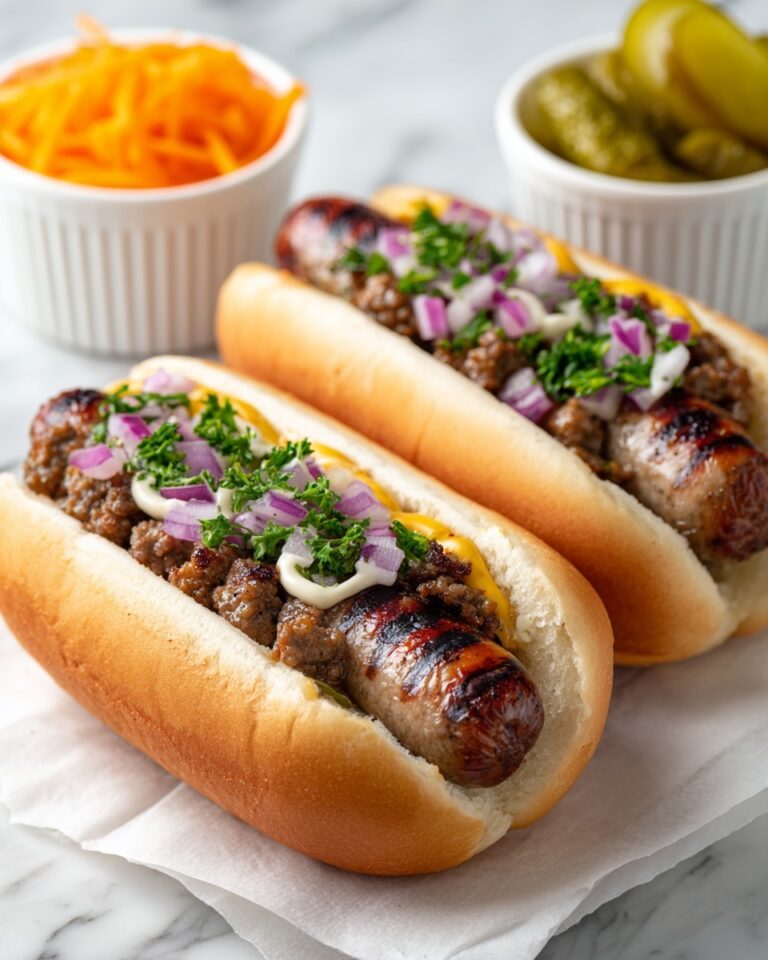 Mardi Gras Beef Sausage Sandwiches Recipe