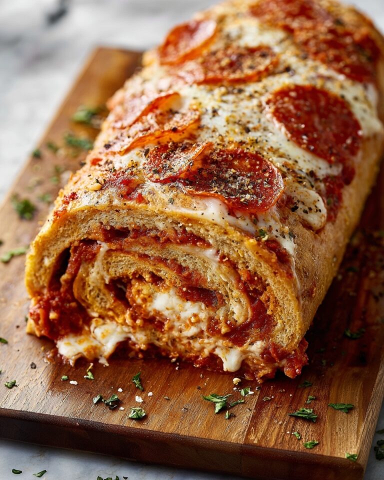 Tremendous Cheesy Pepperoni Stromboli Recipe