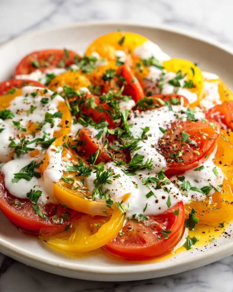 Tomato Garlic Salad Recipe