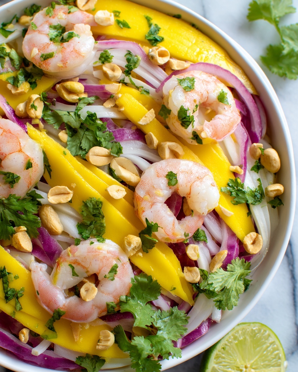 Vietnamese Green Mango Salad with Shrimp Recipe - Recipe Image