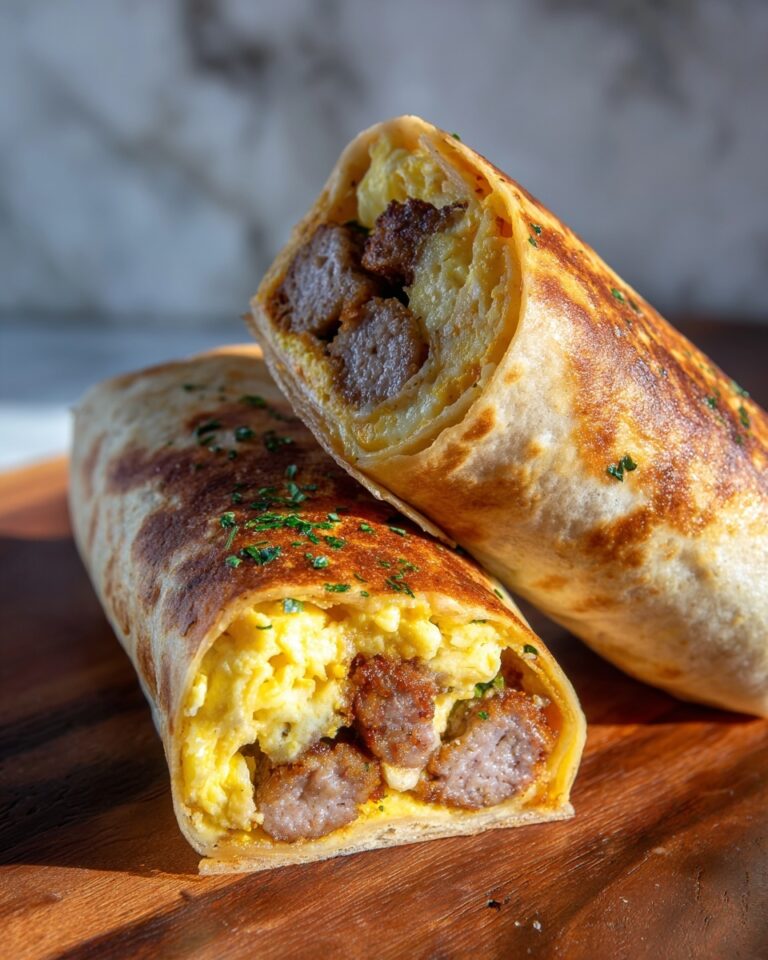 Sausage, Egg, and Cheese Breakfast Roll-Ups Recipe